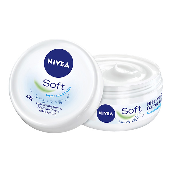 Creme Nivea Soft 48g Para Rosto E Corpo