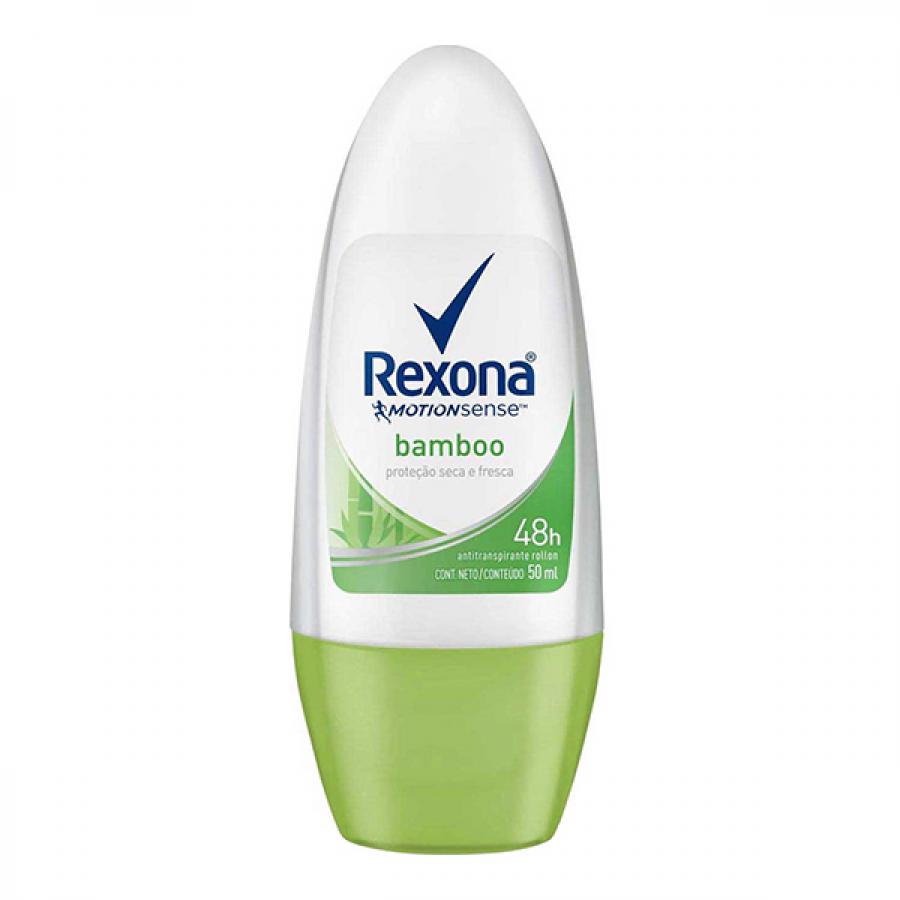 Desodorante Roll On Rexona Feminino Bamboo com 50 ml