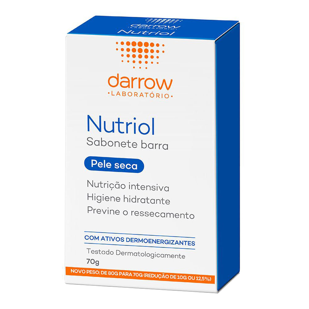 Sabonete em Barra Darrow Nutriol Pele Seca 70g