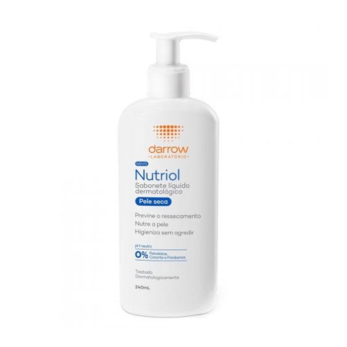 Sabonete Líquido Facial Darrow Nutriol Pele Seca 240ml