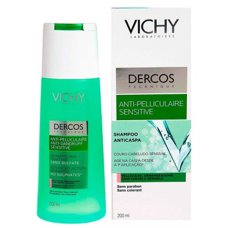 Shampoo Anticaspa Cabelo Sensivel Dercos 200ml