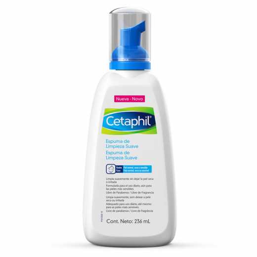 Espuma de Limpeza Facial Cetaphil Suave 236ml