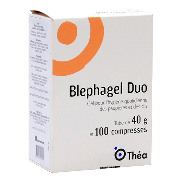 Blephagel Duo Oftalmico 40g 100 Lencos