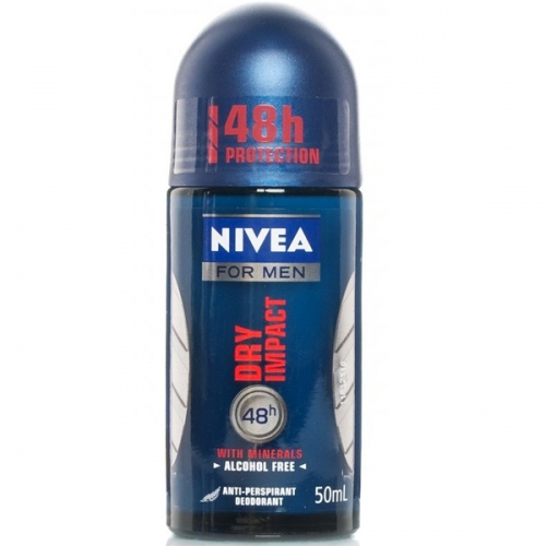 Desodorante Masculino Nivea For Men Dry Impact roll-on 50mL