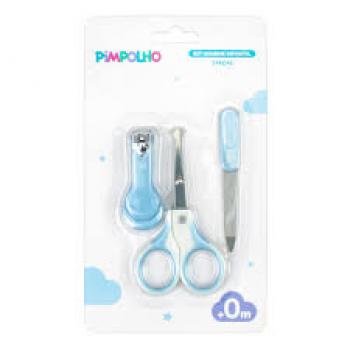 KIT HIGIENE 3 PECAS MASC PIMPOLHO AZUL 9266