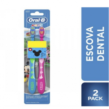 Kit Escova Dental Oral B Kids Mickey 2 Unidades