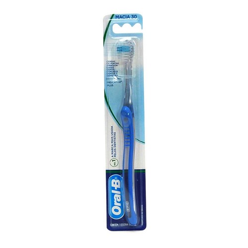 Escova Dental Oral B 30 Indicador Plus Macia Pequena Com 1 Unidade