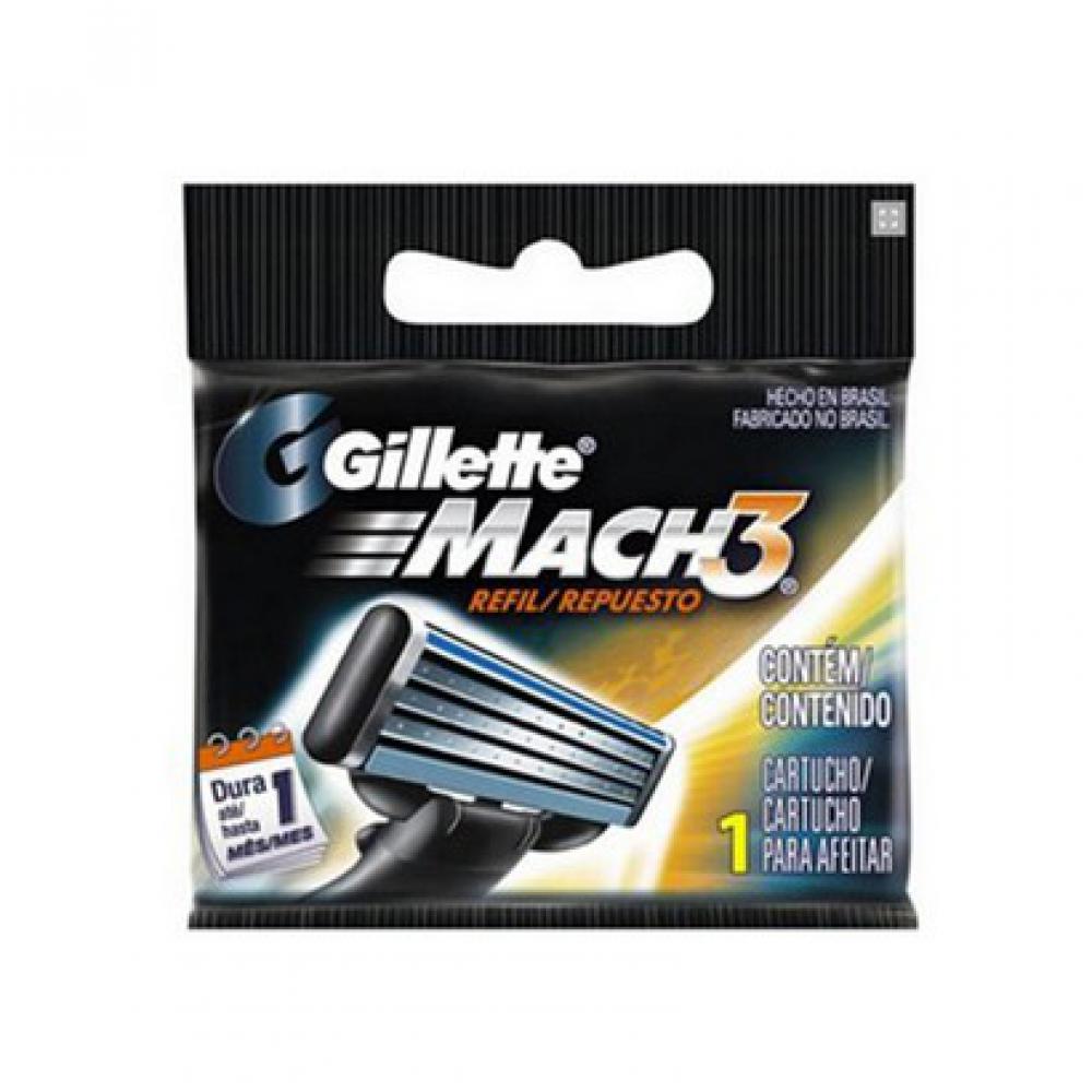 CARGA GILLETTE MACH 3 1UN