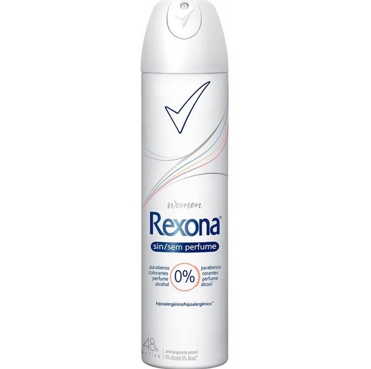 Desodorante Rexona Aerosol Sem Perfume 177ml