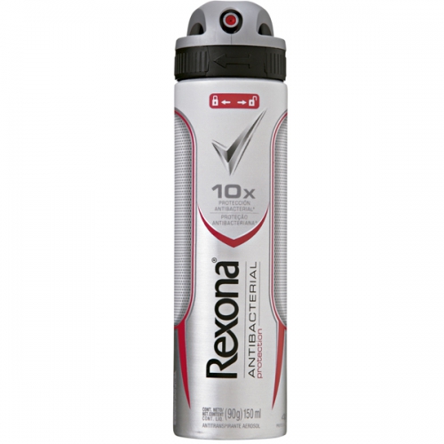 Desodorante Rexona Men Antibacterial Aerosol 90g