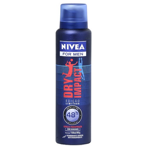 Desodorante Masculino Nivea For Men Dry Impact  150mL