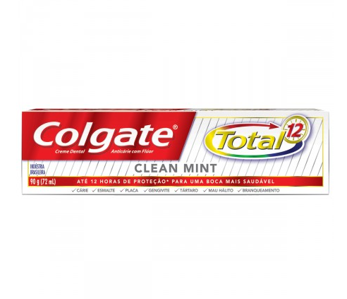 Creme Dental Colgate Total 12 Clean Mint 1 unidade com 90g