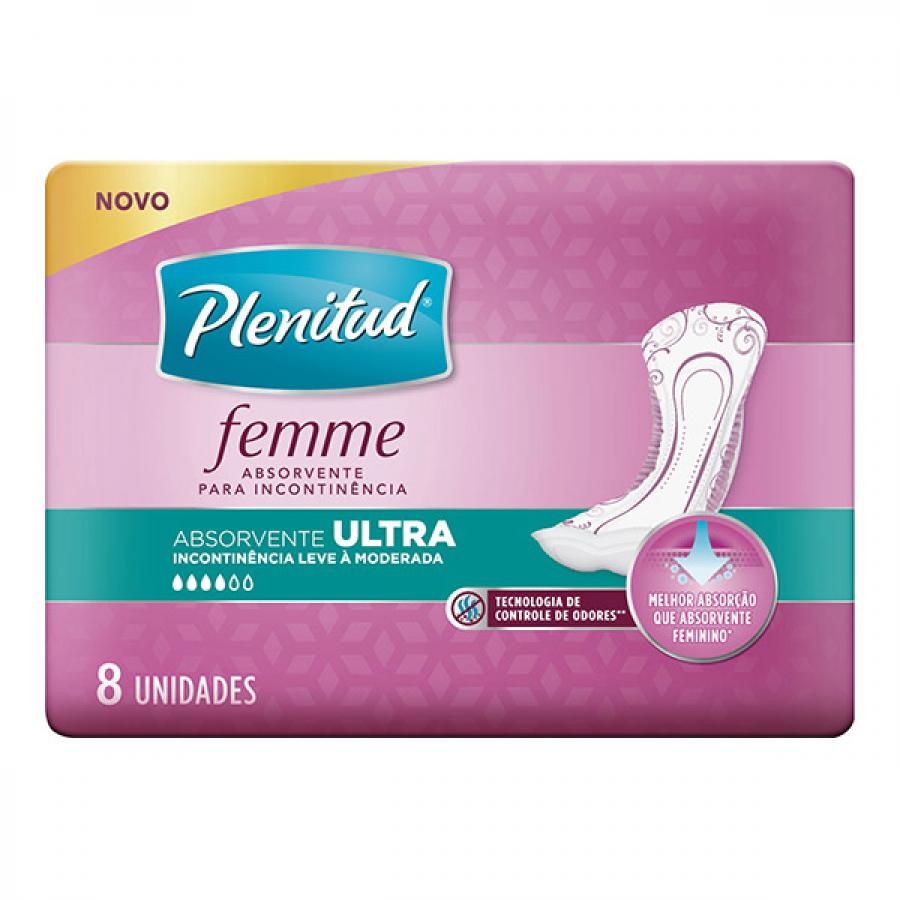 Absorvente Plenitud Femme ultral,8 unidades