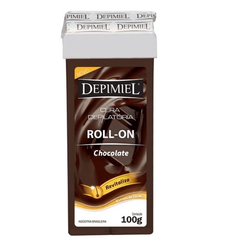 Cera Refil Roll On Depimiel Chocolate 100g