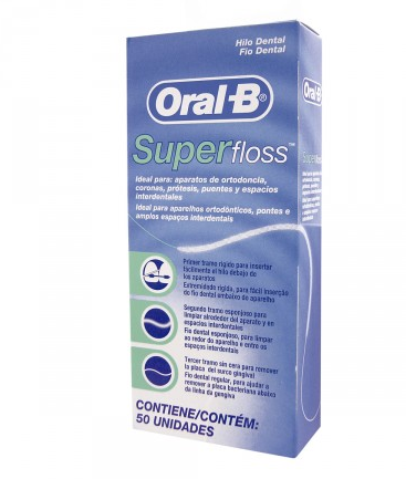 Fio Dental Oral-B Super Floss 50m