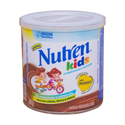 Nestle NUTREN KIDS Chocolate Complemento alimentar Lata 350g