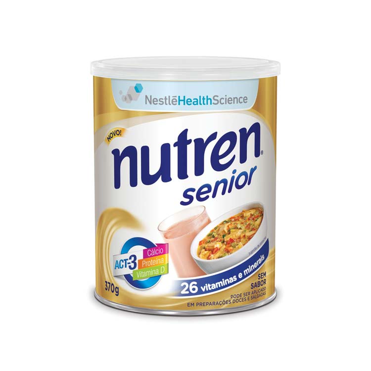 Nestle NUTREN SENIOR Suplemento Alimentar Lata 370g