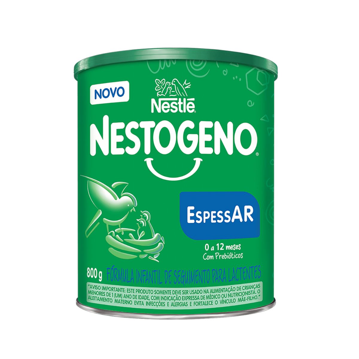 Fórmula Infantil Nestlé Nestogeno Espessar 0 a 12 meses, lata com800g