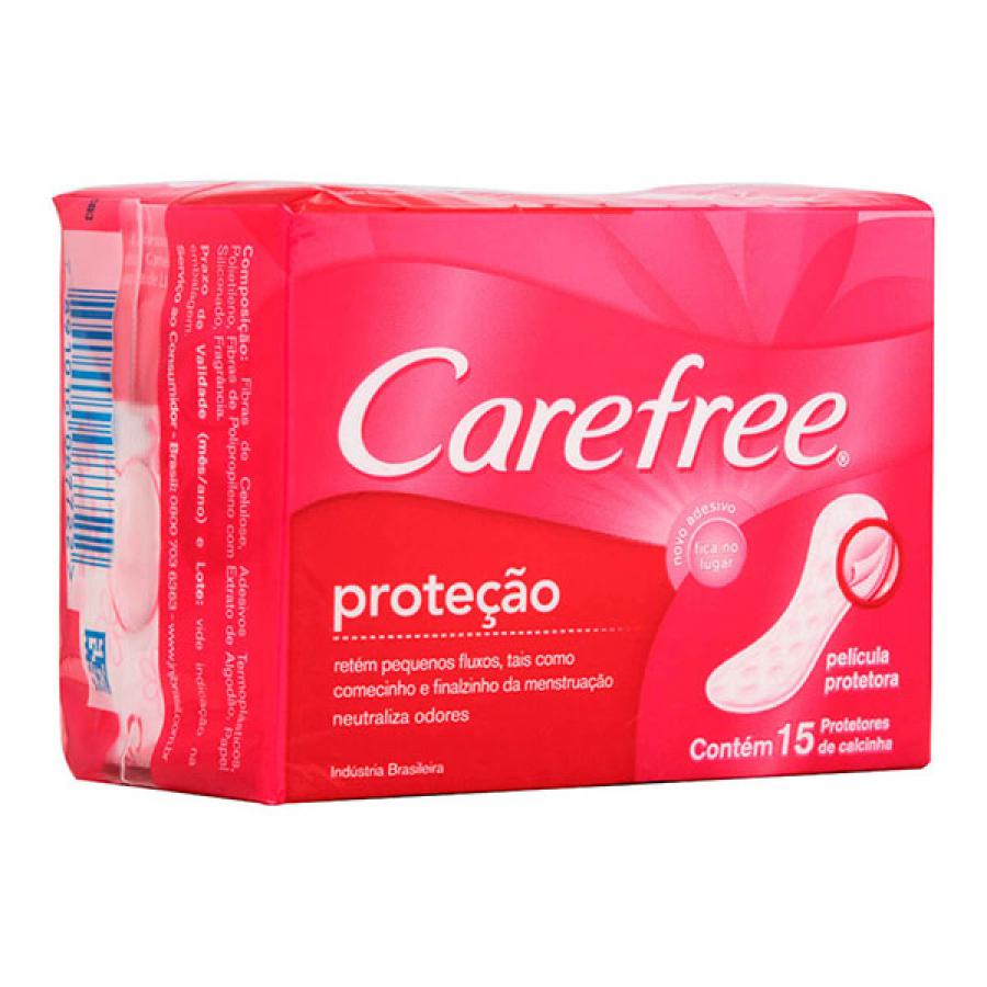 Protetor Diario Carefree Protecao com Perfume 15 unidades