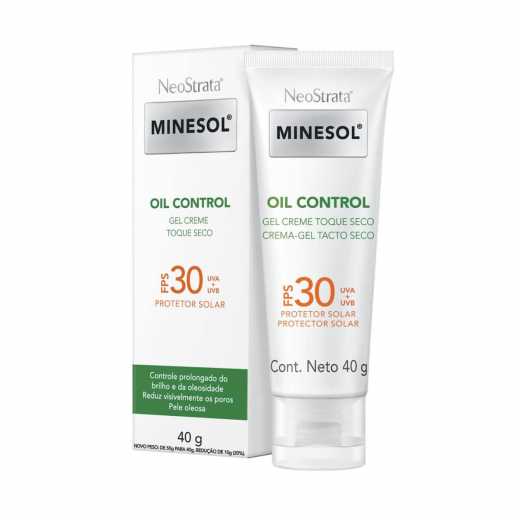 Protetor Solar Facial NeoStrata Minesol Oil Control sem cor, FPS 30 com 40g