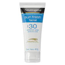 Protetor Solar Corporal Neutrogena Sun Fresh FPS 30, protetor facial com 40g