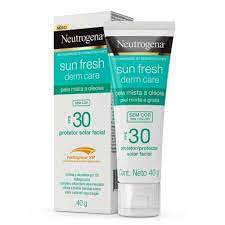 Protetor Solar Corporal Neutrogena Sun Fresh FPS 30, protetor facial com 40g