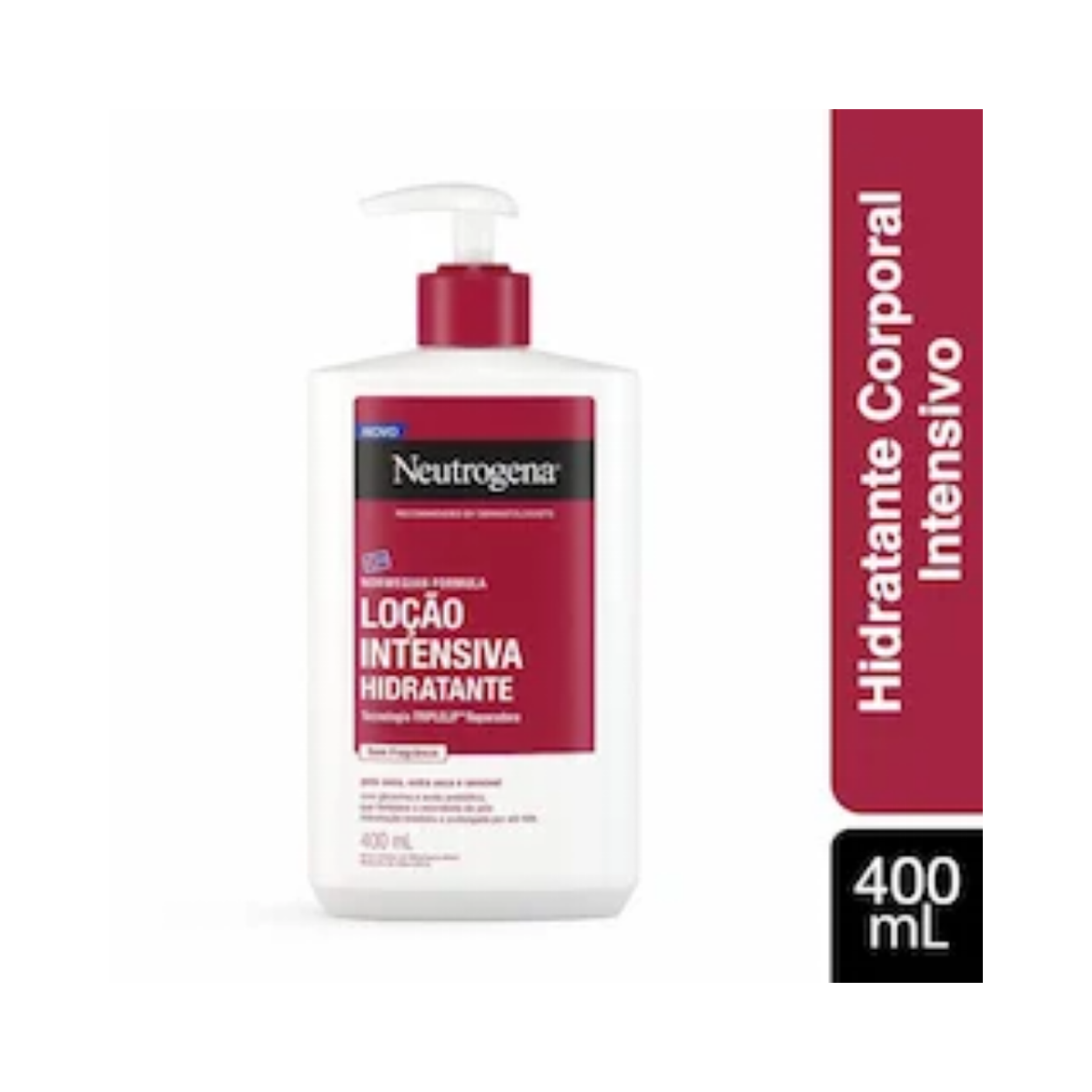 Hidratante Corporal Neutrogena Formula Loção Intensiva  sem Fragrância 400Ml