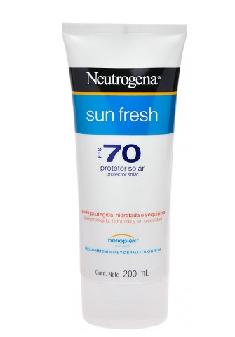 Protetor Solar Neutrogena Sun Fresh FPS 70 200ml