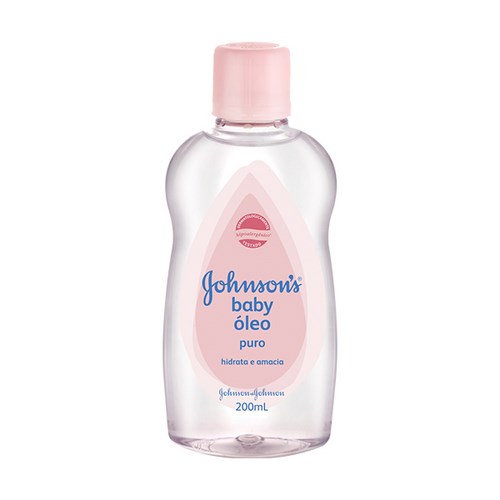 Oleo Corporal Johnson's Baby puro com 200mL