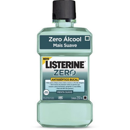 Solucao Bucal Listerine Zero Suave 250Ml