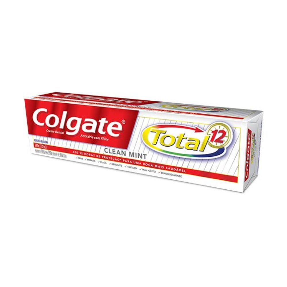 Creme Dental Colgate Total 12 Clean Mint 1 unidade com 140g