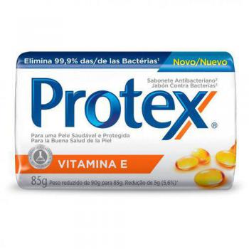 Sabonete Antibacteriano Protex Vitamina E barra, 85g