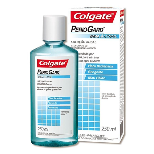 Solucao Bucal Colgate PerioGard sem alcool, 1 unidade com 250mL