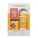 Kit Australian Gold Protetor Solar Corporal FPS 50 200g + Protetor Solar Facial FPS 50 Antipoluição 50G