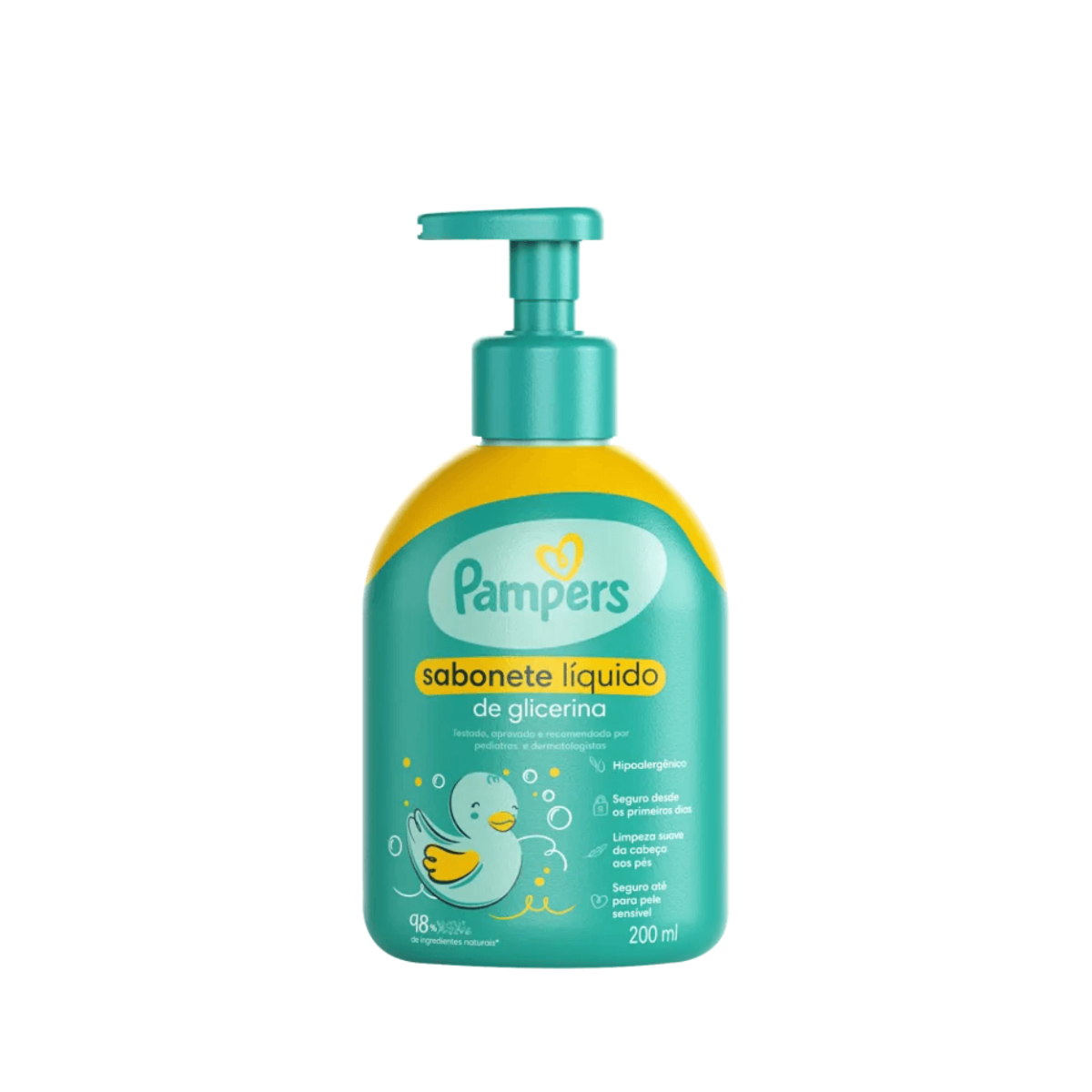 Sabonete Liquido Para o Corpo Pampers Glicerina 200Ml