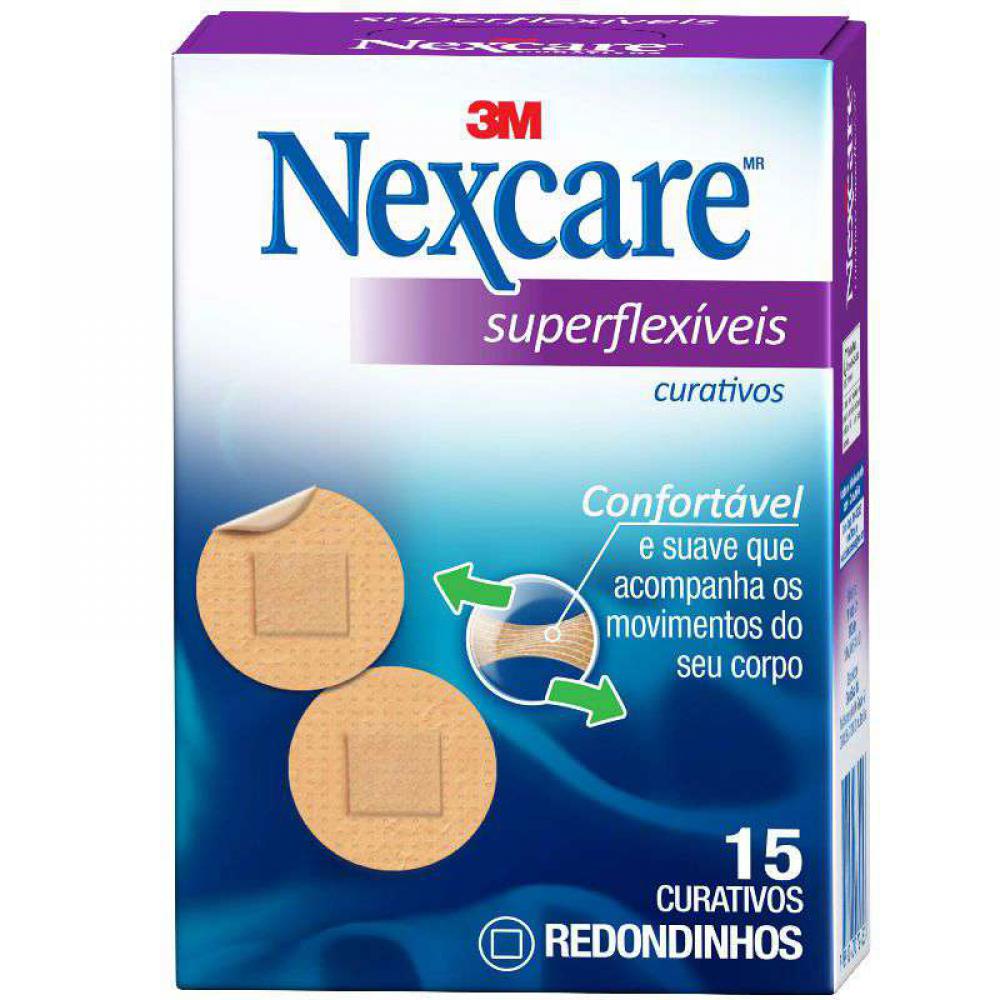 Curativos Nexcare Redondinhos Caixa 15 unidades