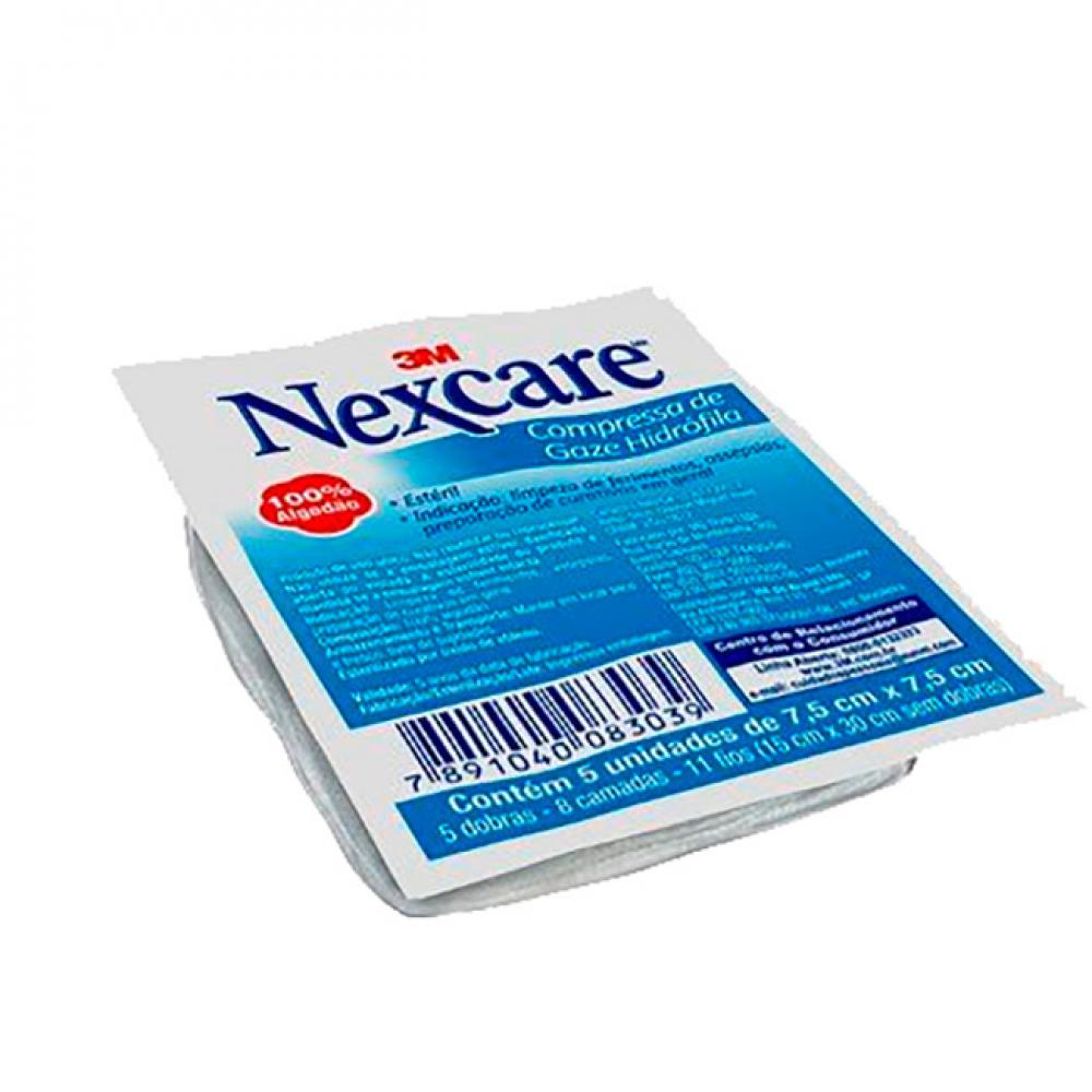 Compressa de Gaze Nexcare Esteril 5 Unidades