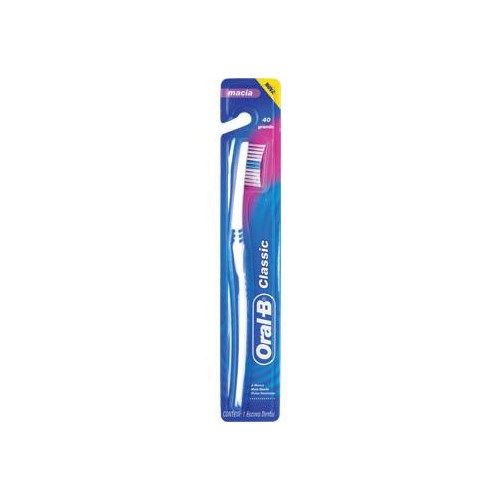 Escova Dental Oral B 40 Classic Macia Grande 1 Unidade