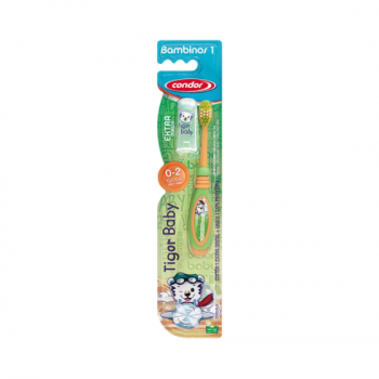 ESCOVA DENTAL CONDOR INFANTIL TIGOR BAMBINOS 6 - 24 MESES REF.3161