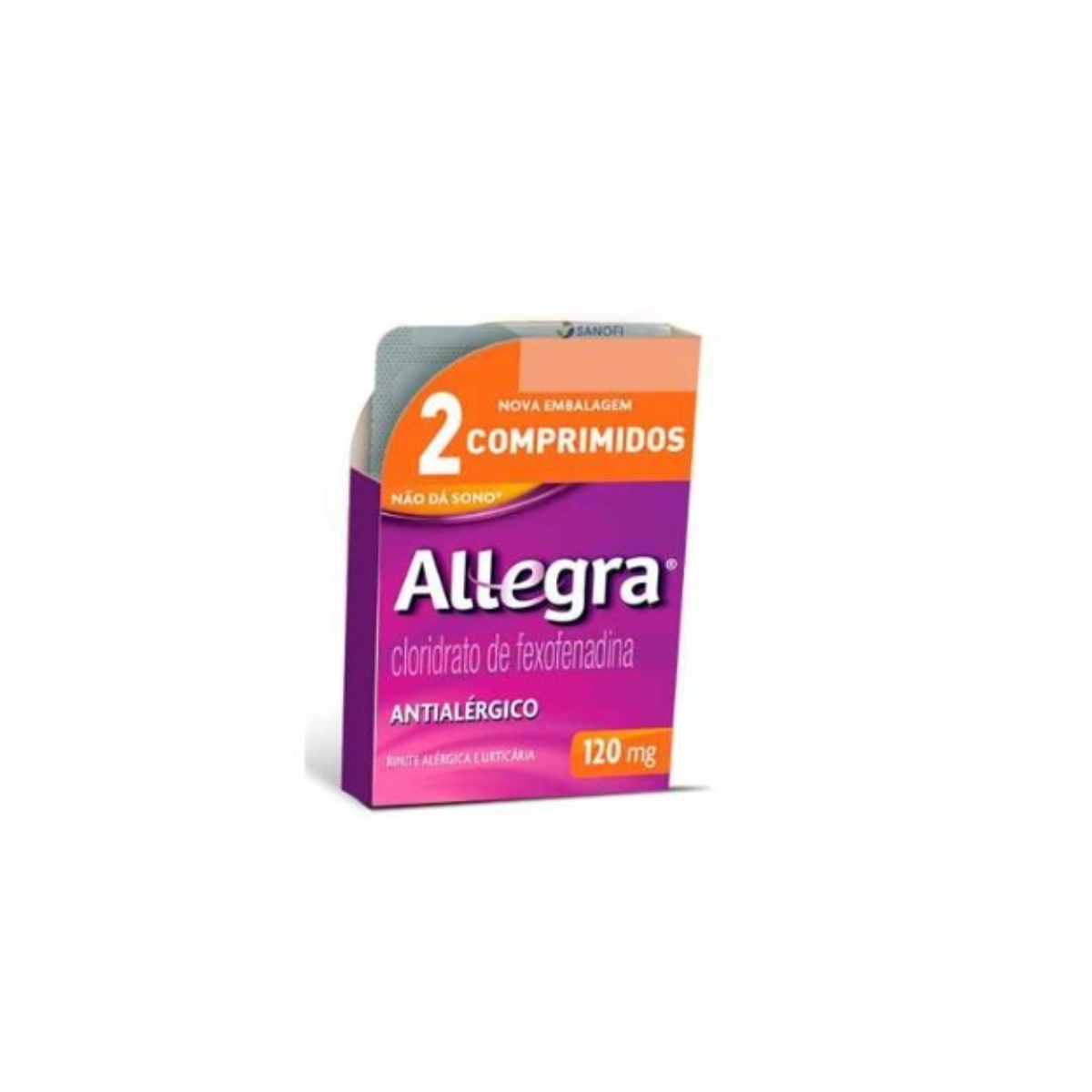 Allegra 120mg Caixa 2 Comprimidos Revestidos