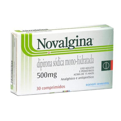 Novalgina 500mg com 30 Comprimidos