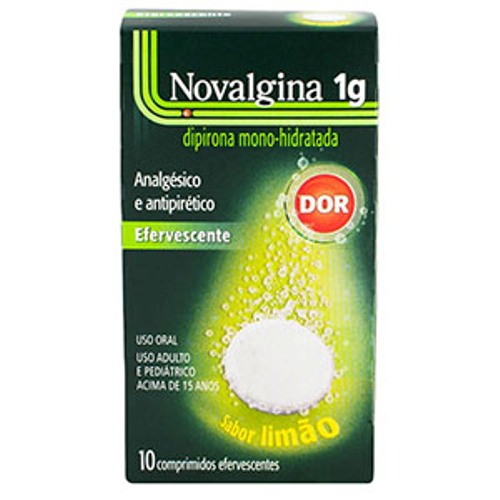 Novalgina 1g 10 Comprimidos