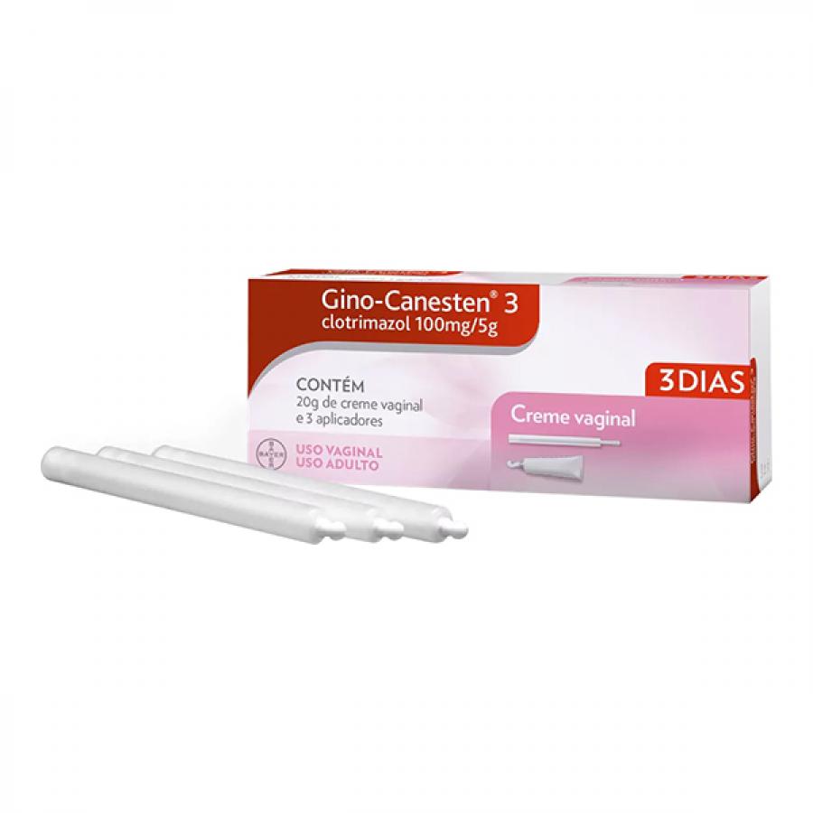 Gino Canesten 2% Creme vaginal 20g + 3  aplicadores