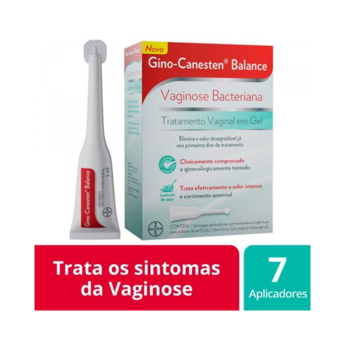 Gino Canesten Balance Gel Vaginal  7 Unidades