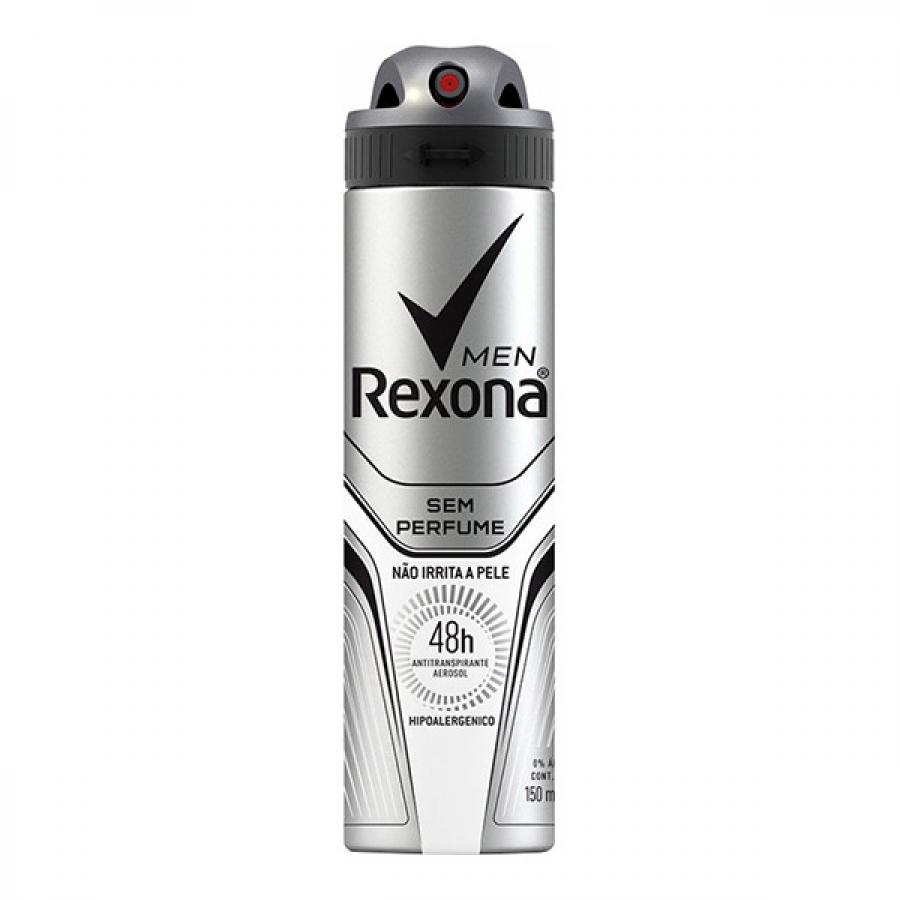 Desodorante Rexona Aerosol Masculino Sem Perfume 90g