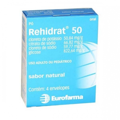 Rehidrat 50 com 4 Envelopes