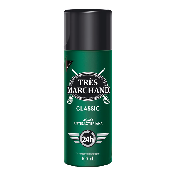 Desodorante Masculino Tres Marchand classic 100Ml