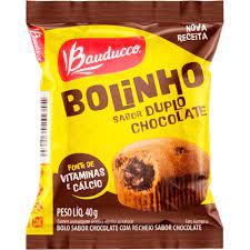 Bolinho Bauducco duplo chocolate com 40g