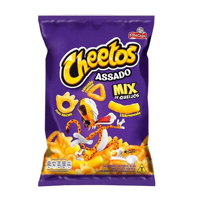 Salgado Elma Chips Cheetos Mix de Queijos 95g