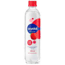 Água Crystal Sparkling frutas vermelhas, 510mL